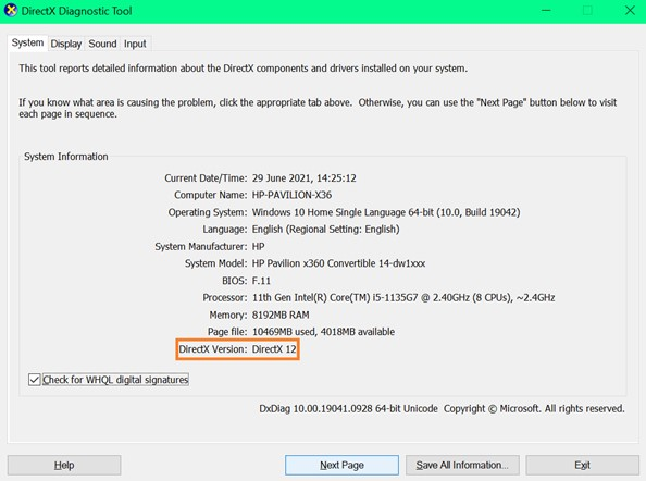 force directx 11 compatibility sound card